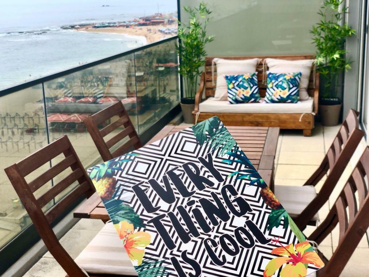 Front Beach Apartment Povoa de Varzim Ngoại thất bức ảnh