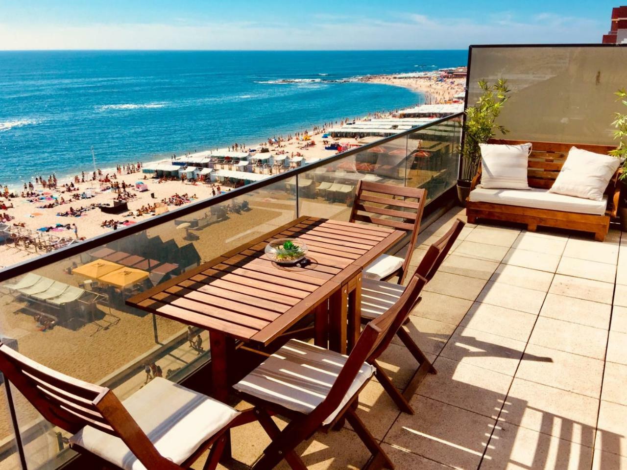 Front Beach Apartment Povoa de Varzim Ngoại thất bức ảnh